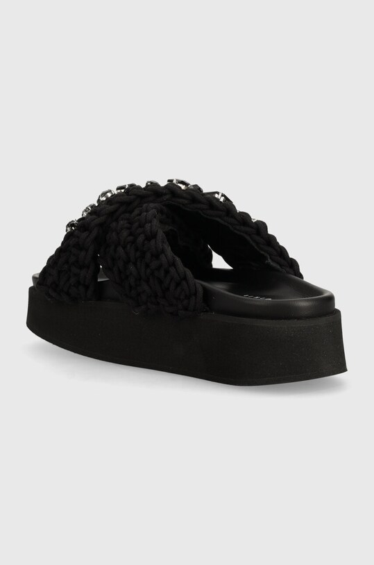 Încălțăminte Inuikii papuci Woven Stones Platform 70103.106.TrueBlack negru