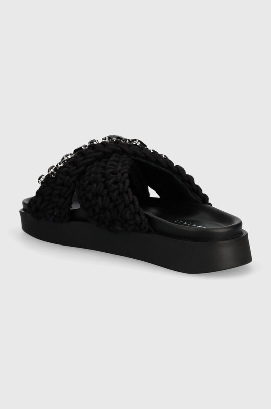 Obuv Šľapky Inuikii Woven Stones 70104.106.TrueBlack čierna