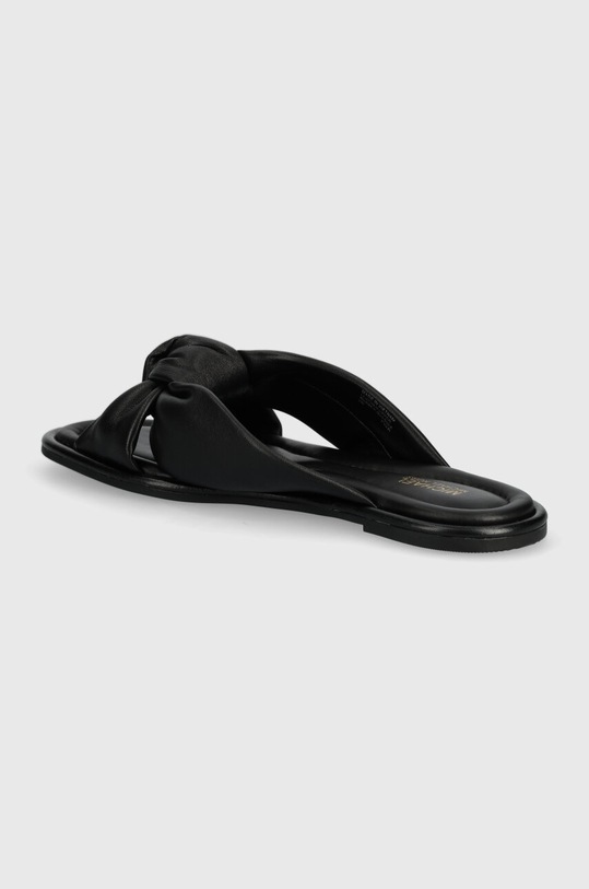 Încălțăminte MICHAEL Michael Kors slapi de piele Lena 40S4ELFS1L.001 negru