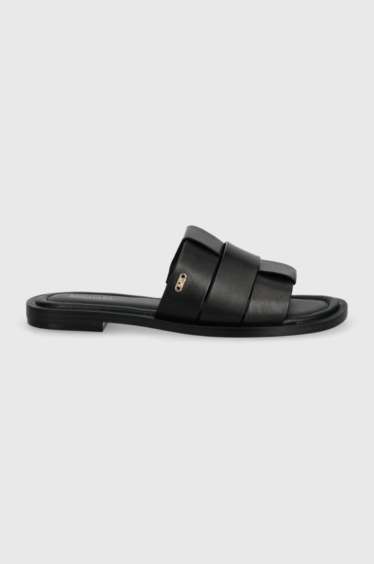 MICHAEL Michael Kors klapki skórzane Ryland 40S4RYFS1L.001 czarny SS24