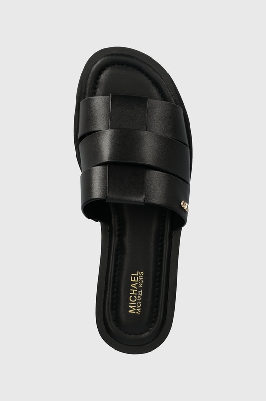 MICHAEL Michael Kors klapki skórzane Ryland czarny 40S4RYFS1L.001
