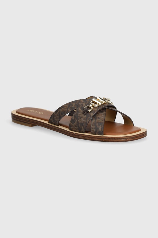 MICHAEL Michael Kors klapki Tiffanie syntetyczny brązowy 40S4TFFS1B.227
