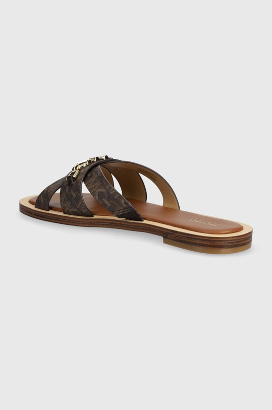 Obuwie MICHAEL Michael Kors klapki Tiffanie 40S4TFFS1B.227 brązowy