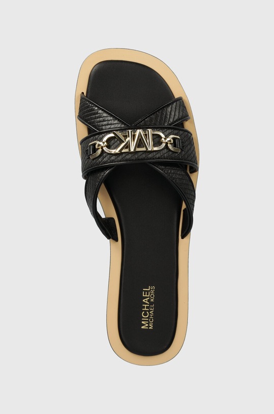 Šľapky MICHAEL Michael Kors Tiffanie čierna 40S4TFFS1D.003