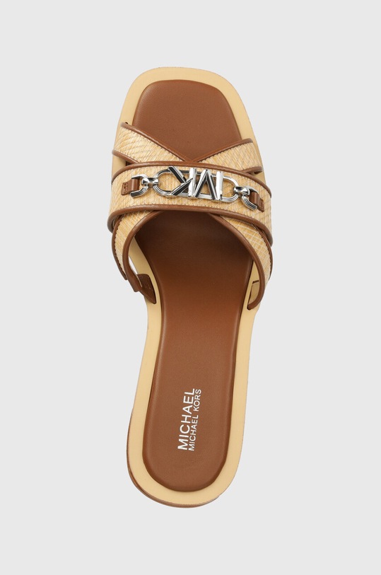 MICHAEL Michael Kors klapki Tiffanie beżowy 40S4TFMS1D.969