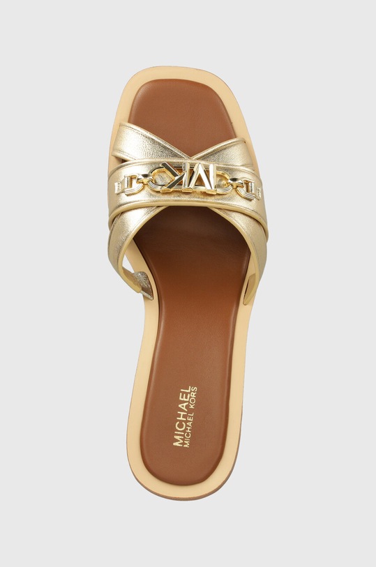 MICHAEL Michael Kors slapi de piele Tiffanie aur 40S4TFMS1M.740