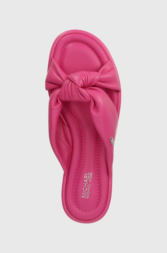 Kožené pantofle MICHAEL Michael Kors Lena růžová 40S4ELFS1L.614