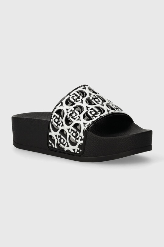 Liu Jo papucs MYKONOS 01 platform fekete BA4129EX00422222