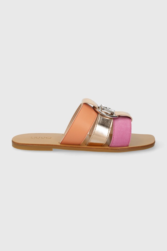 Liu Jo klapki skórzane SABA 08 SA4119PX488S3239 multicolor SS24