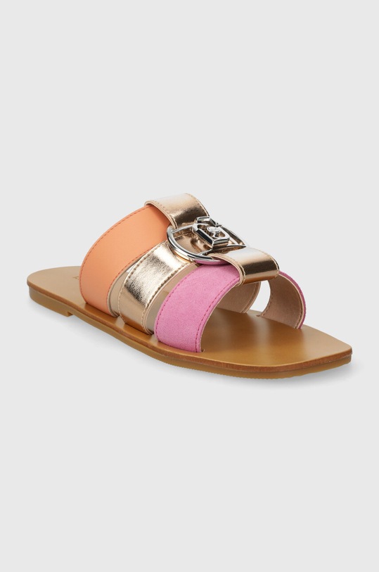 Obuwie Liu Jo klapki skórzane SABA 08 SA4119PX488S3239 multicolor