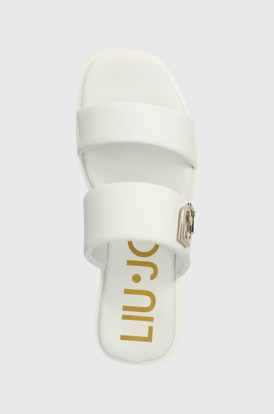 Obuwie Liu Jo klapki skórzane IMAN 01 SA4113P006201111 biały