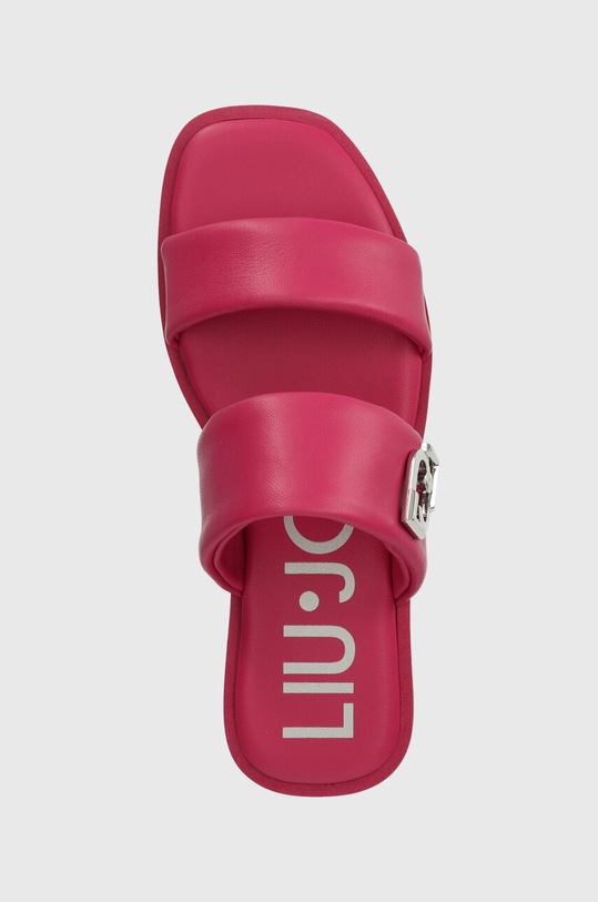 Kožené šľapky Liu Jo IMAN 01 ružová SA4113P0062S1699