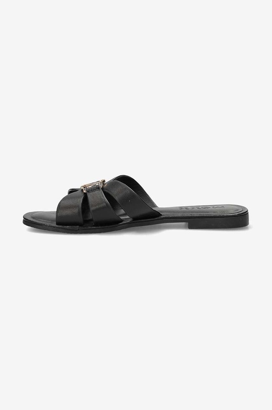 Mexx klapki skórzane Nikki czarny MICY1608441W
