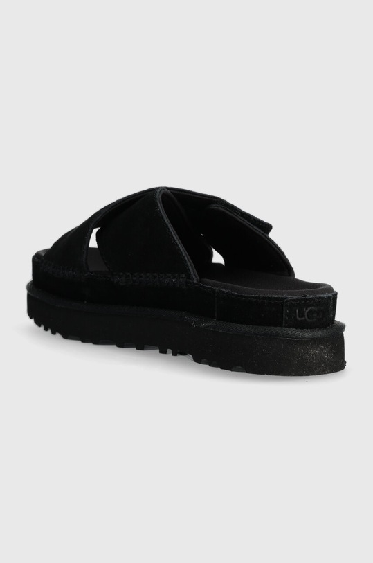 Boty Semišové pantofle UGG Goldenstar Cross Slide 1137910.BLK černá