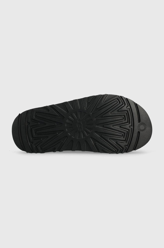 Semišové pantofle UGG Goldenstar Cross Slide 1137910.BLK černá