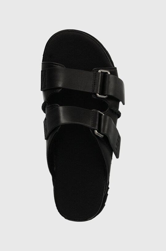 UGG klapki skórzane Goldenstar Hi Slide czarny 1152651.BLK