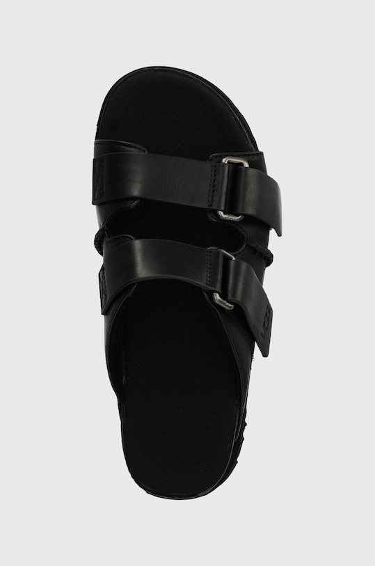 UGG slapi de piele Goldenstar Hi Slide negru 1152651.BLK