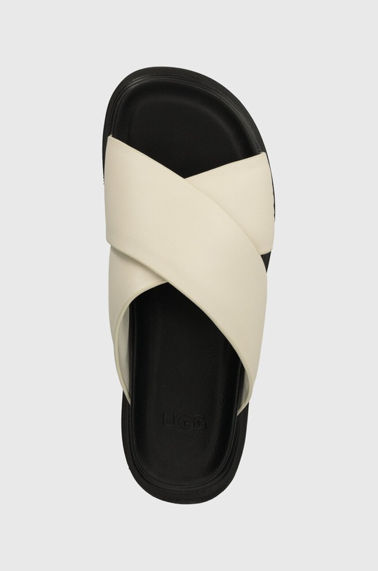 UGG slapi de piele Capitelle Crossband bej 1152672.JSM