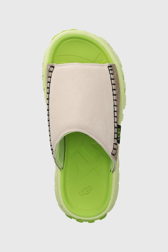 UGG papuci din piele Venture Daze Slide verde 1152680.CCT