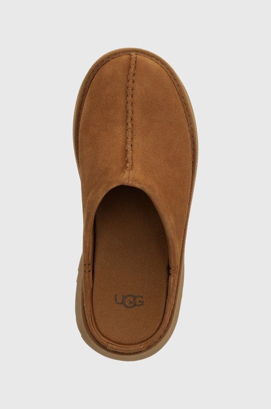 UGG papuci din piele NeHeights Clog maro 1152731.CHE