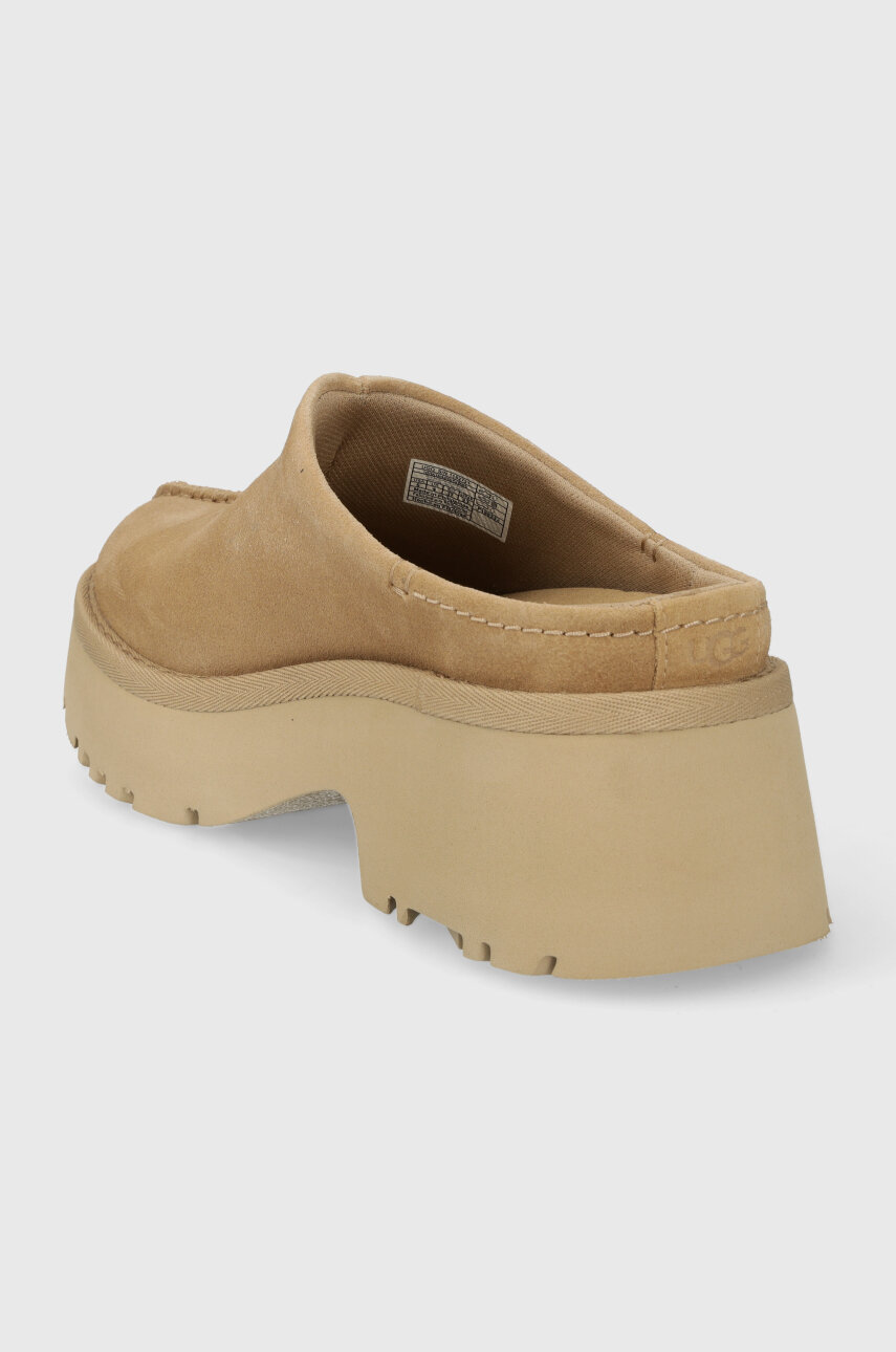 Cipők UGG papucs velúrból NeHeights Clog 1152731.SAN bézs