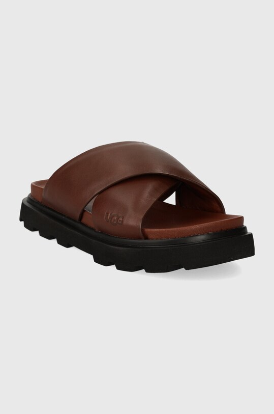 UGG slapi de piele W Capitelle Crossband 1152672.COG maro SS24