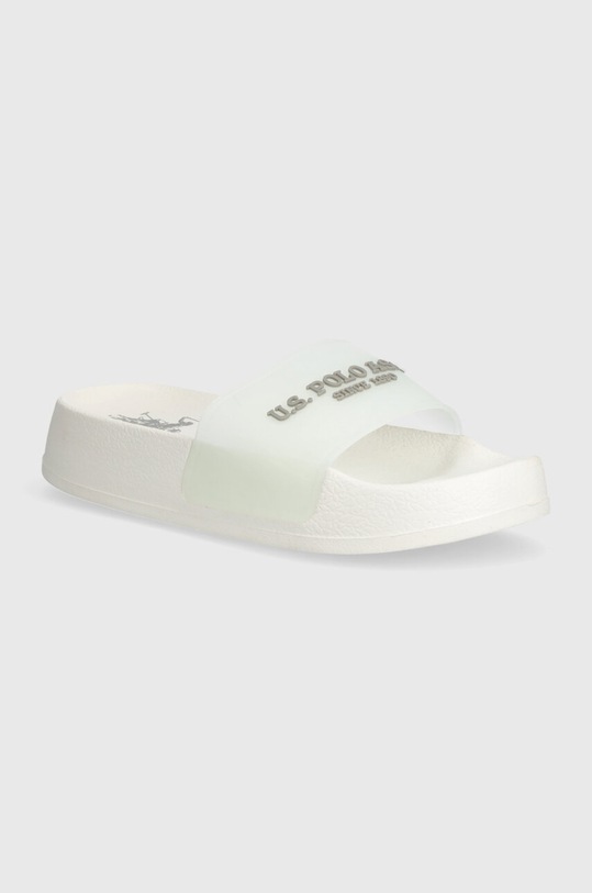 Pantofle U.S. Polo Assn. AMAMI platforma bílá AMAMI009W.4G1
