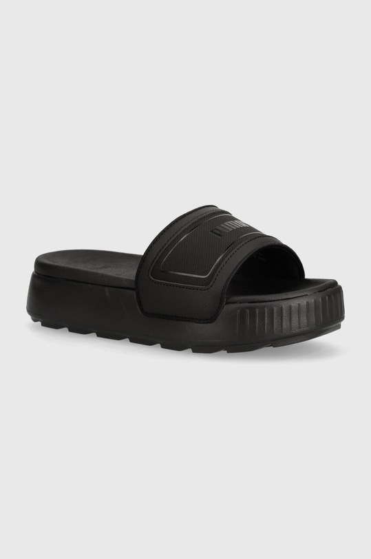 Pantofle Puma Karmen Slide platforma černá 389073