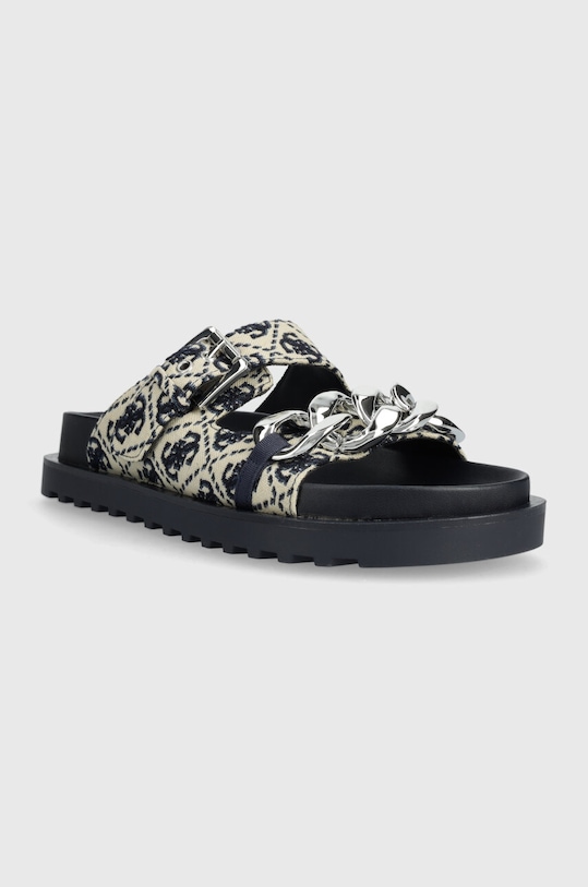 Guess klapki FATEMA3 FLJFAT.FAL03.BLUE granatowy SS24