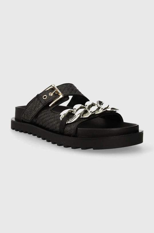 Παντόφλες Guess FATEMAN Ozweego FATEMAN FLJFTM.FAB03.BLACK μαύρο SS24