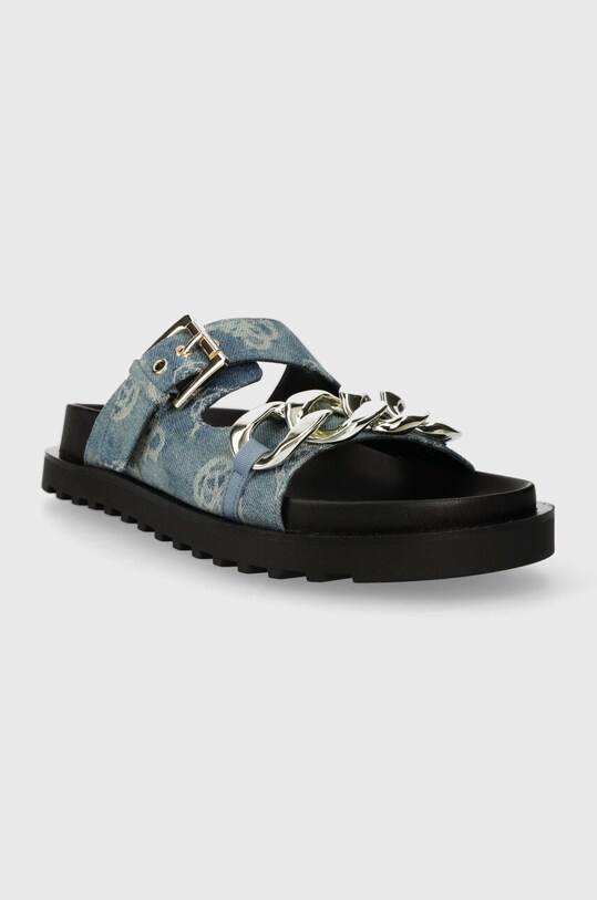 Guess papuci FATEMA4 FLJFT4.DEN03.BLUE albastru SS24