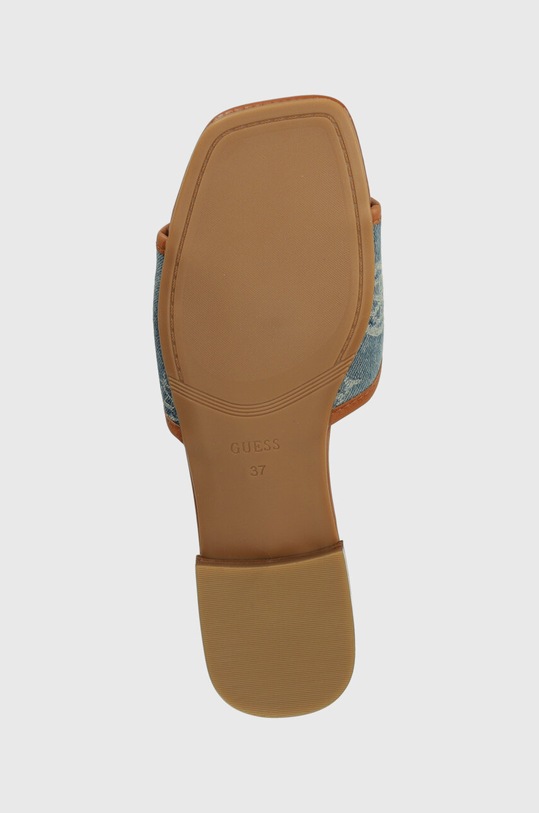 Guess klapki TASKP2 FLJTA2.DEN19.BLUE niebieski
