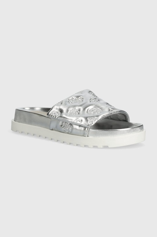 Guess klapki FABIO FLJFAB.FAL19.SILVE srebrny SS24