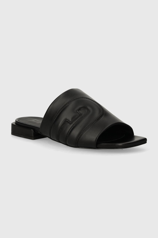 Furla bőr papucs PIC NIC nappa bőr fekete YH83FPN.BX2895.O6000
