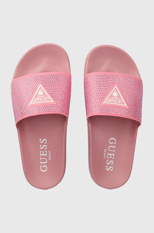 Παντόφλες Guess 0 φλατ ροζ E4GZ25.BB00F.G6N3