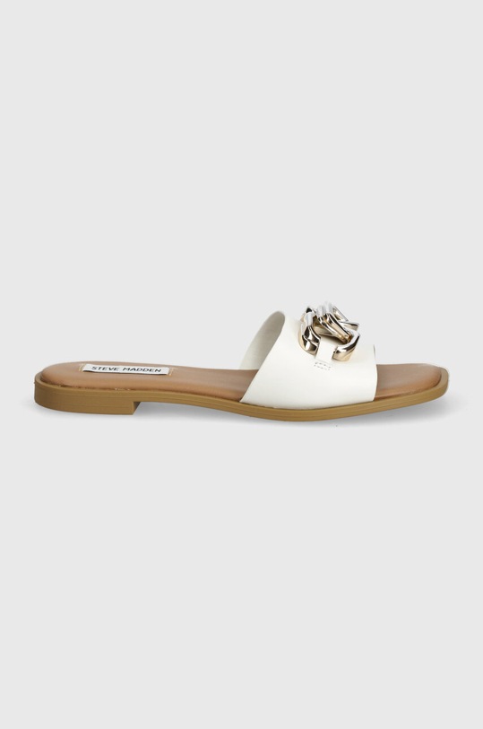Steve Madden slapi de piele Gene SM11002480.107 alb SS24
