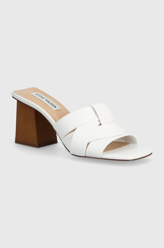 Steve Madden slapi de piele Amsterdam gros alb SM11003057.16Y