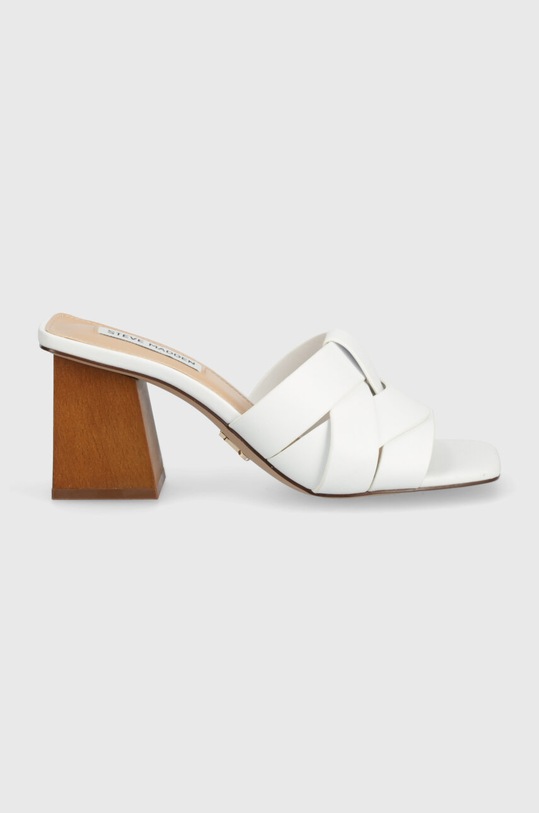 Steve Madden slapi de piele Amsterdam SM11003057.16Y alb SS24