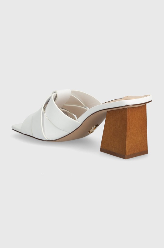Încălțăminte Steve Madden slapi de piele Amsterdam SM11003057.16Y alb