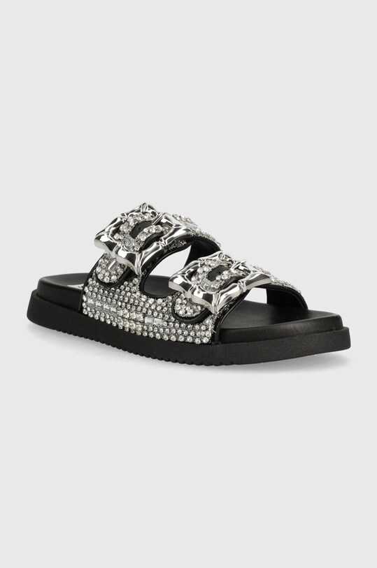 Steve Madden papucs Majesta textil ezüst SM11003150.001