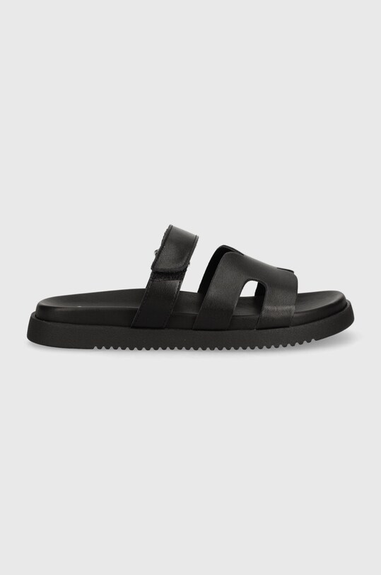 Steve Madden slapi de piele Missile SM11003028.05O negru SS24