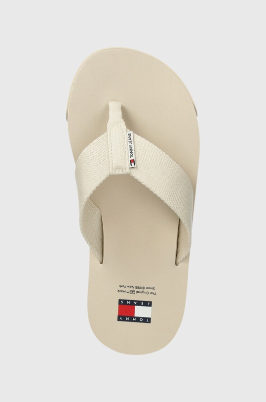 Σαγιονάρες Tommy Jeans TJW SOPHISTICATED FLIP-FLOP μπεζ EN0EN02452