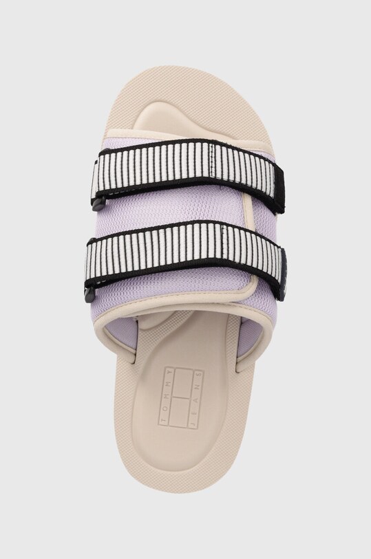 Tommy Jeans klapki TJW CITY HIKE SANDAL beżowy EN0EN02544