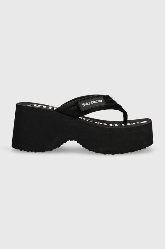 Juicy Couture japonki WHITNEY 5-8 cm czarny JCFSAN124003
