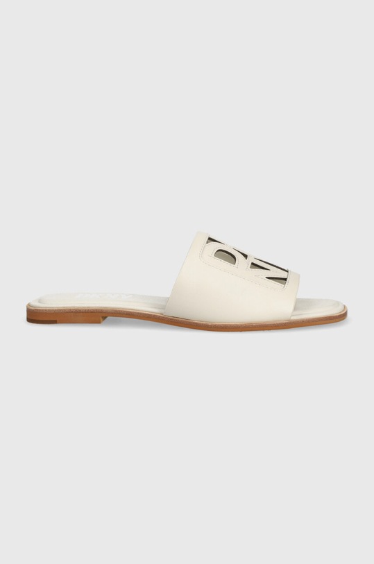 Шкіряні шльопанці Dkny JALILA K1412783.MIK бежевий SS24