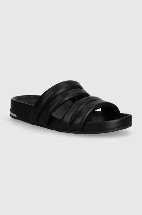 Dkny papuci Inah imitatie de piele negru K1423254.BLK