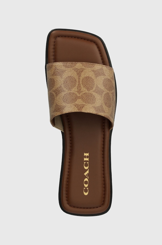 Шлепанцы Coach FLORENCE коричневый CP898.NM9