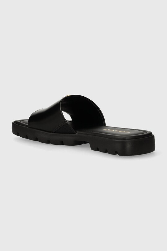 Încălțăminte Coach slapi de piele FLORENCE CP899.BLK negru