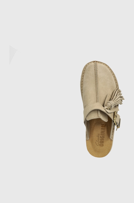 Clarks Originals suede sliders Trek Mule beige 26176569