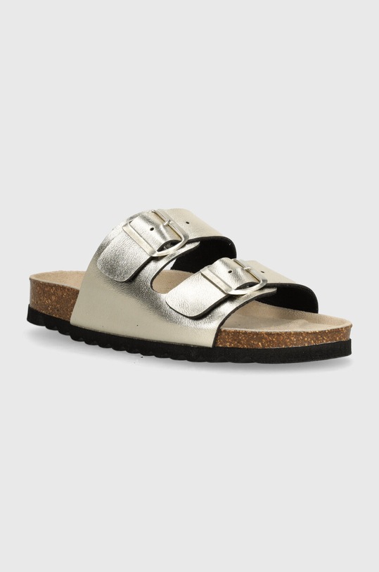 Bianco slapi de piele BIAOLIVIA piele argintiu 11200381